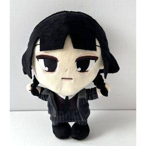 Wednesday Addams Plush‎ Toy, Addams Family Stuffed Doll Wednesday Addam NWOT 9"